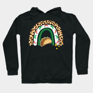 Cinco De Mayo Leopard Rainbow Hoodie